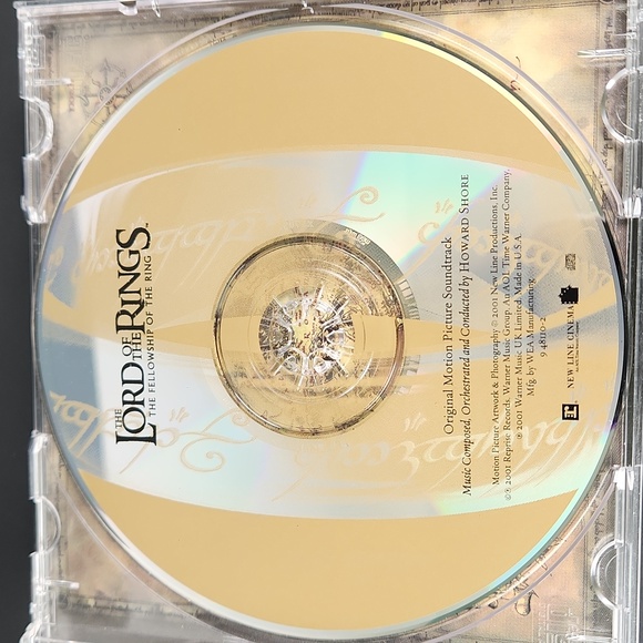The Fellowship Of the Ring Soundtrack CD, 2001 New Line Productions, Inc. - Picture 3 of 16